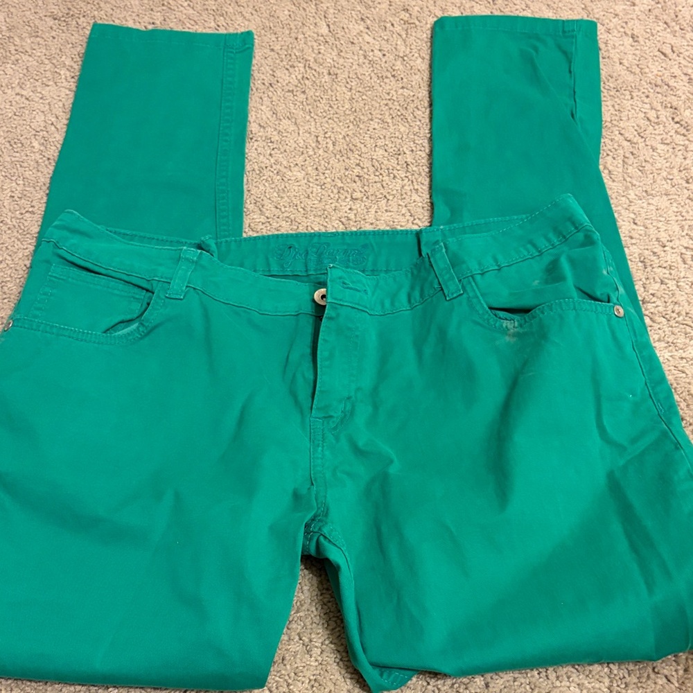 Women's Green Skinny Pants